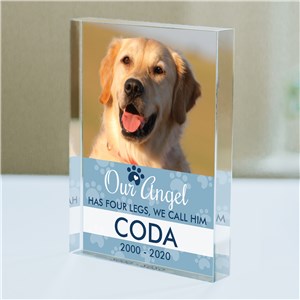 Personalized Pet Memorial Keepsake | Photo Keepsake For Pet Who Has Passed