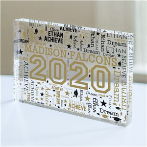 Personalized Acrylic Graduation Keepsake