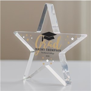 Personalized Graduation Star Keepsake