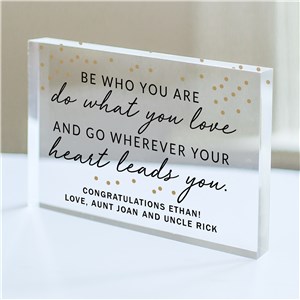 Personalized Graduation Keepsake