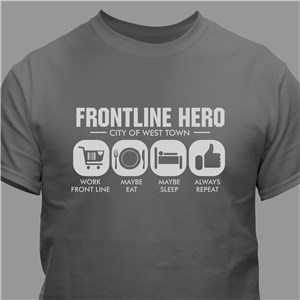 Personalized Work Frontlines T-Shirt