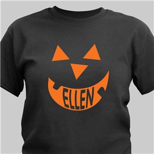 Pumpkin Face Halloween T-shirt | Personalized Halloween Shirts