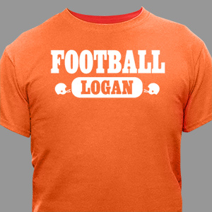 Football Fan Personalized Sports T-shirt | Personalized T-shirts