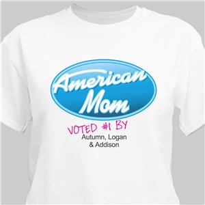 American Mom Personalized T-Shirt | Mom T-Shirts