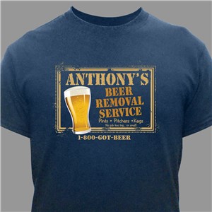 Beer Service Personalized T-Shirt | Personalized T-shirts