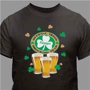 Personalized Shirt | Irish Drinking Team Shirts