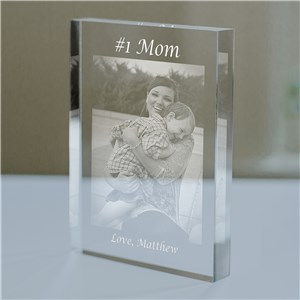 Personalized Number One Mom Photo Keepsake | Mother's Day Gift From Son