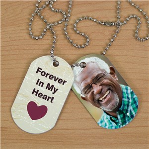 Personalized Memorial Photo Dog Tags | In Memory Of Gifts