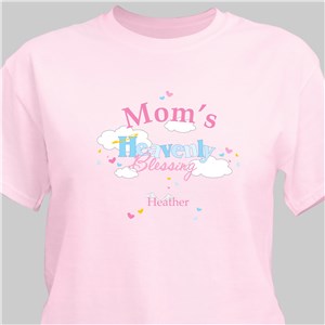 Heavenly Blessings Personalized Pink T-Shirt | Mom Shirts