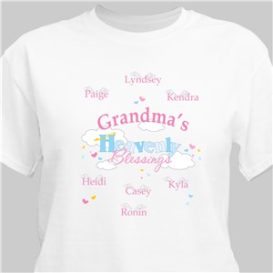 Heavenly Blessings Personalized T-Shirt | Grandma Gifts