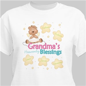 Heavenly Blessings Personalized T-Shirt | Grandma Shirts