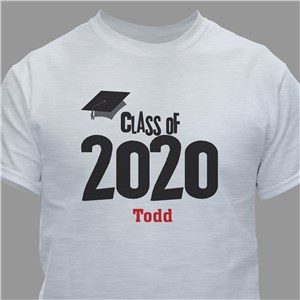 Graduation Cap Class Of Personalized Graduation T-shirt | Graduation Shirts