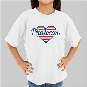 Patriotic Heart Youth T-Shirt 39522X