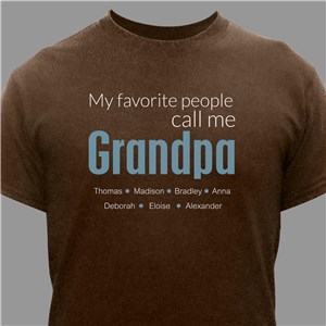 Favorite grandpa T-shirt | Dad shirts