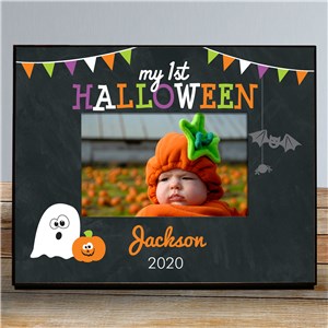 Personalized First Halloween Frame | Unique Halloween Decor