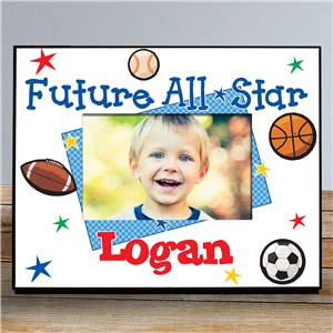 New Baby Future All-Star Personalized Printed Frame | Personalized Baby Frames