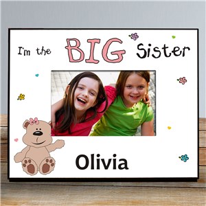 Personalized I'm the Sister Picture Frame | Big Sister Gifts from Baby