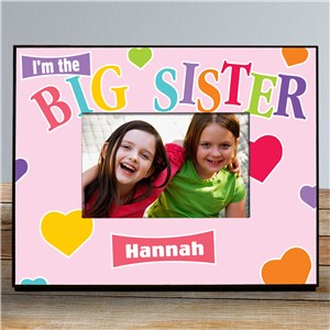 Custom Printed Big Sister Picture Frame | Big Sister Gifts