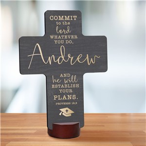 Personalized Graduation Cross Keepsake