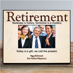 Personalized Retirement Picture Frame | Personalized Picture Frames