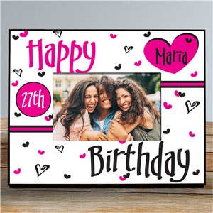 Happy Birthday Personalized Printed Frame 429400