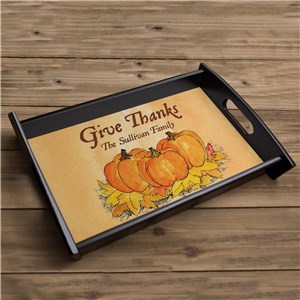 Give Thanks Personalized Serving Tray 43069ST