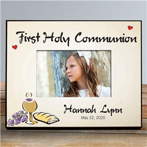 Personalized First Holy Communion Printed Picture Frame | Personalized Picture Frames