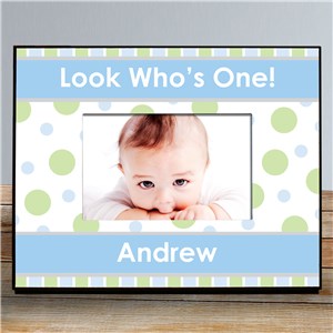 Personalized 1st Birthday Printed Picture Frame | Personalized Picture Frames