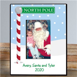 Visit With Santa Printed Frame | Personalized Picture Frames