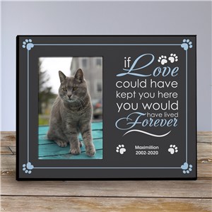 Personalized Pet Memorial Printed Frame | Personalized Picture Frames