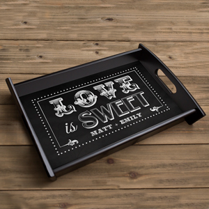 Personalized Couples Serving Tray | Personalized Serving Tray