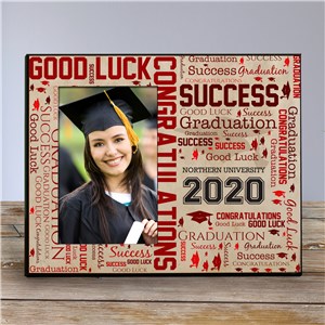 Graduation Word-Art Printed Frame | Graduation Picture Frames