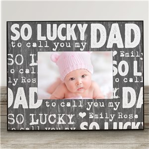 Dad Personalized Picture Frame | Personalized Father's Day Presents