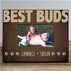 Personalized Best Buds Pet Printed Frame | Personalized Picture Frames