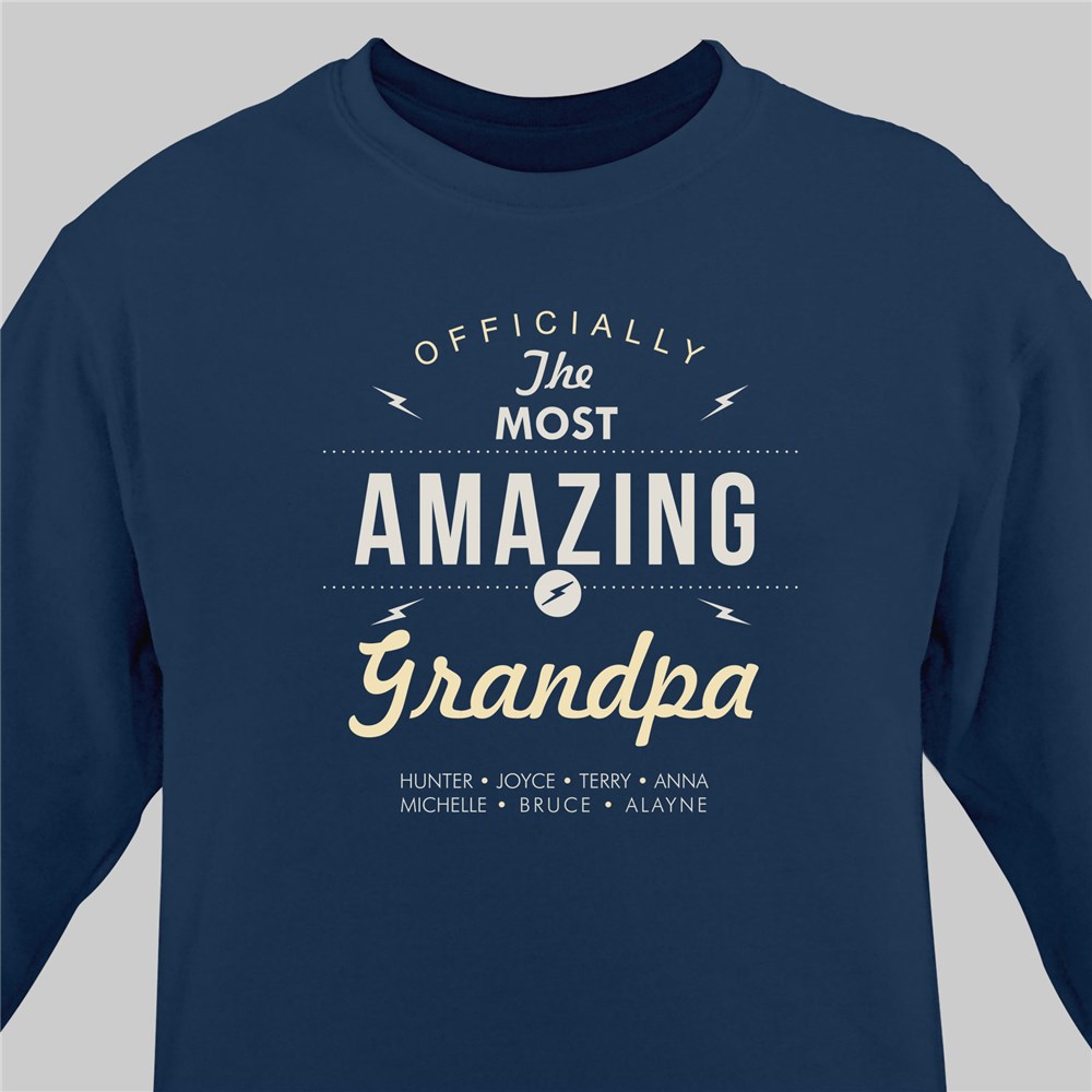 Personalized Sweatshirt for Him | Shirt For Most Amazing Guy