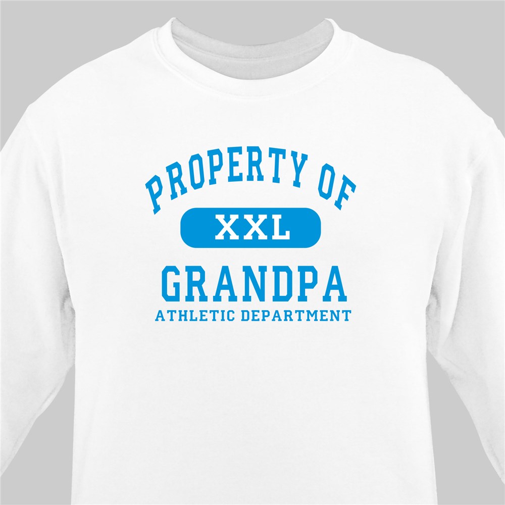 Property of Athletic Personalized Sweat Shirt