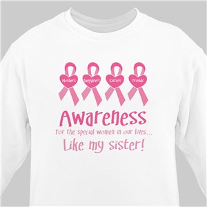 Awareness - Breast Cancer Awareness Personalized Sweatshirt