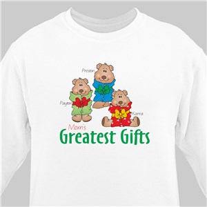 Greatest Gifts Personalized Sweatshirt | Personalized Christmas Shirt