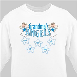 Angels Personalized Sweatshirt | Personalized Grandma Shirts