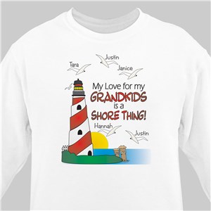 Personalized It's A Shore Thing Sweatshirt