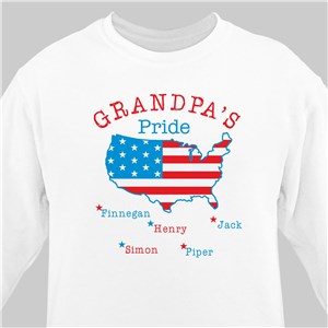 Personalized American Pride Sweatshirt | Personalized Sweatshirts