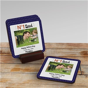 No. 1 Personalized Coaster Set 6103709CS