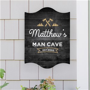 Man Cave Gifts | Personalized Man Cave Sign)