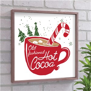 Old Fashioned Hot Cocoa Wall Decor | Christmas Wall Decor