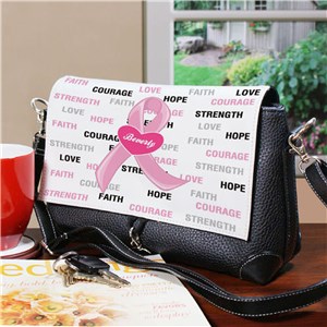 Hope and Love Breast Cancer Awareness Shoulder Bag 6136632