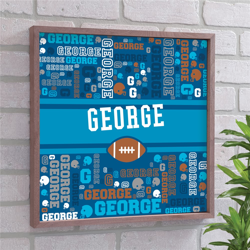 Framed Wall Decor | Kids Room Sports Decorations