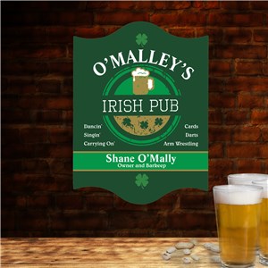 Personalized Bar Sign | Irish Pub Gifts