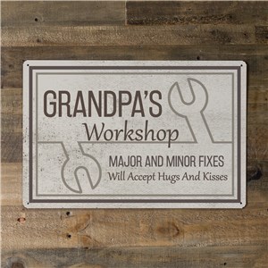 Garage Wall Art | Personalized Signs for Grandpa