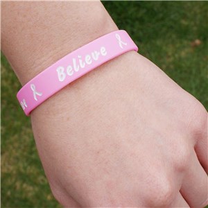 Pink Breast Cancer Awareness Bracelet