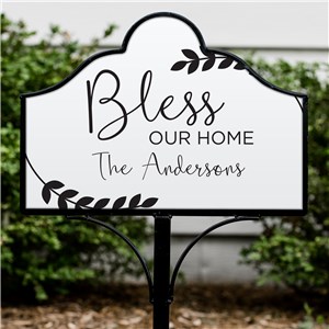 Bless our Home Personalized Magnetic Sign Set | Personalized Home Sign